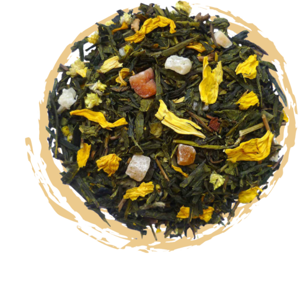 Pineapple papaya - groene thee